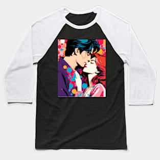 Kiss - A Japanese Couple Baseball T-Shirt